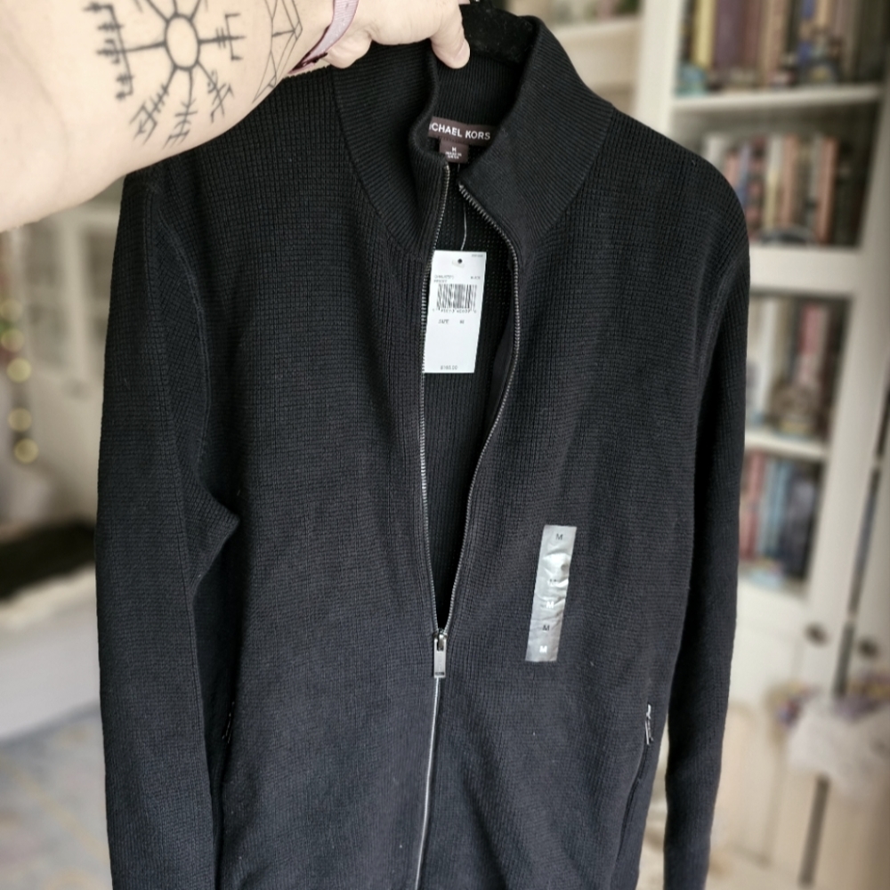 NWT Michael Kors full Zip Sweater